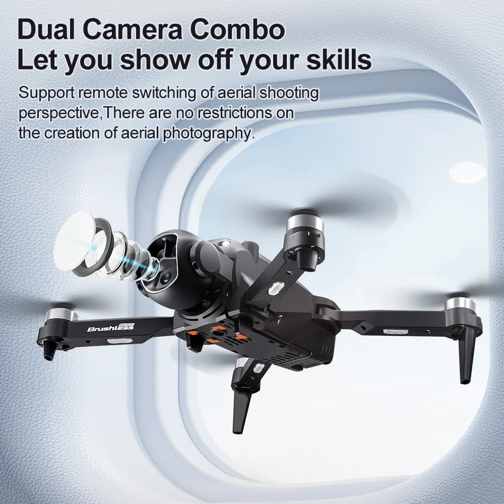 NEW 8K 3 Batteries Xiaomi M7 Drone 4K/6K/8K Professional 8K HD Aerial Photography Drone 5G WIFI Brushless Power RC Foldable Quadcopter Drone