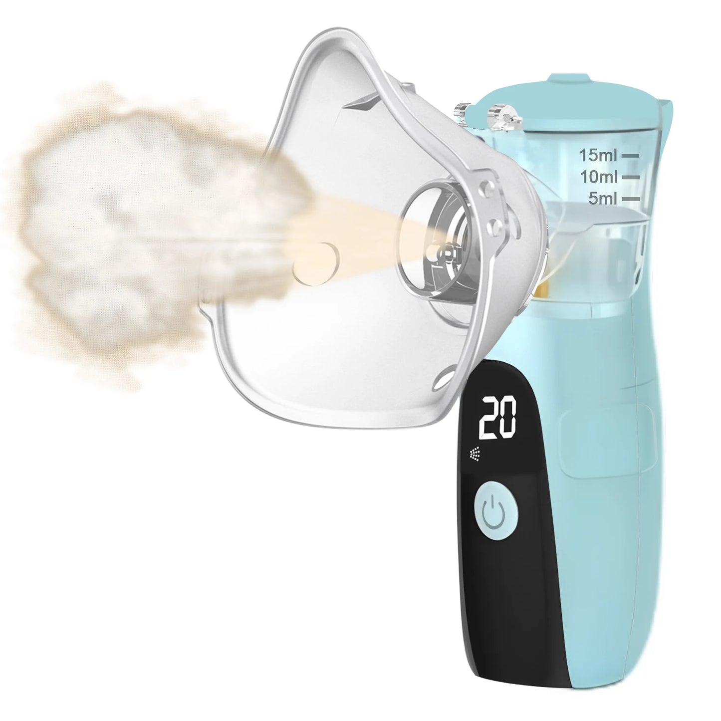 NEW for Adults/Children Mesh Medical Silent Nebulizer Cough Compressor Masked Asthma Inhaler Portable Humidifier Respirator Home Outdoor Travel Health Care Accessories