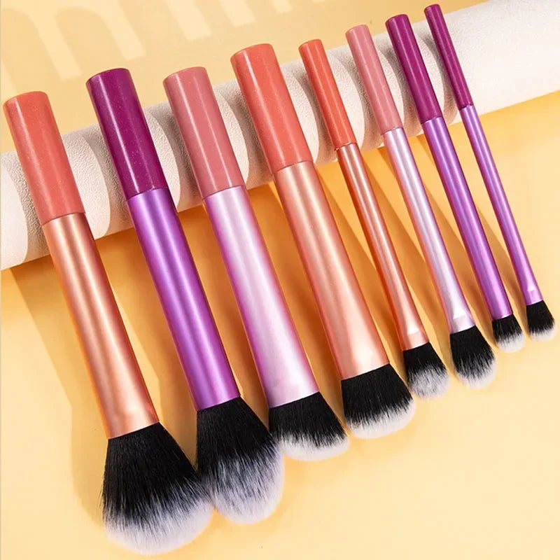 8PCS Makeup Brushes Set For Cosmetic Foundation Powder Blush Eyeshadow Kabuki Blending Make Up Brush Beauty Tool