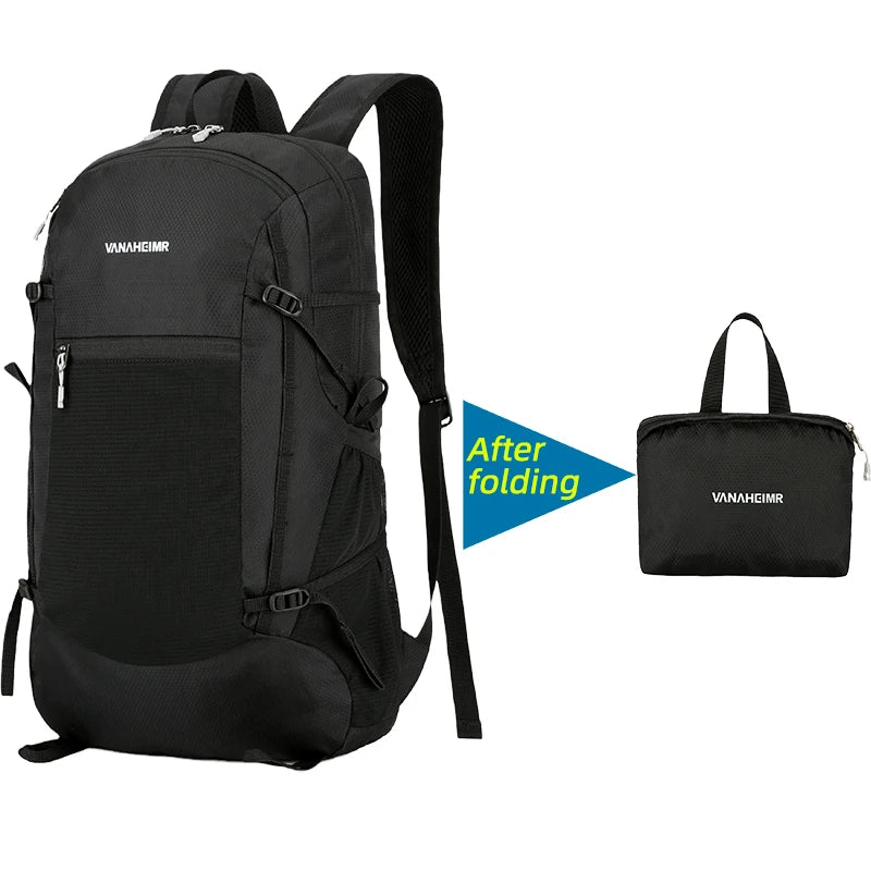 NEW 18L Portable Foldable Backpack Folding Mountaineering Bag Ultralight Women Men Outdoor Climbing Cycling Travel Knapsack Hiking Daypack Sports Accessories