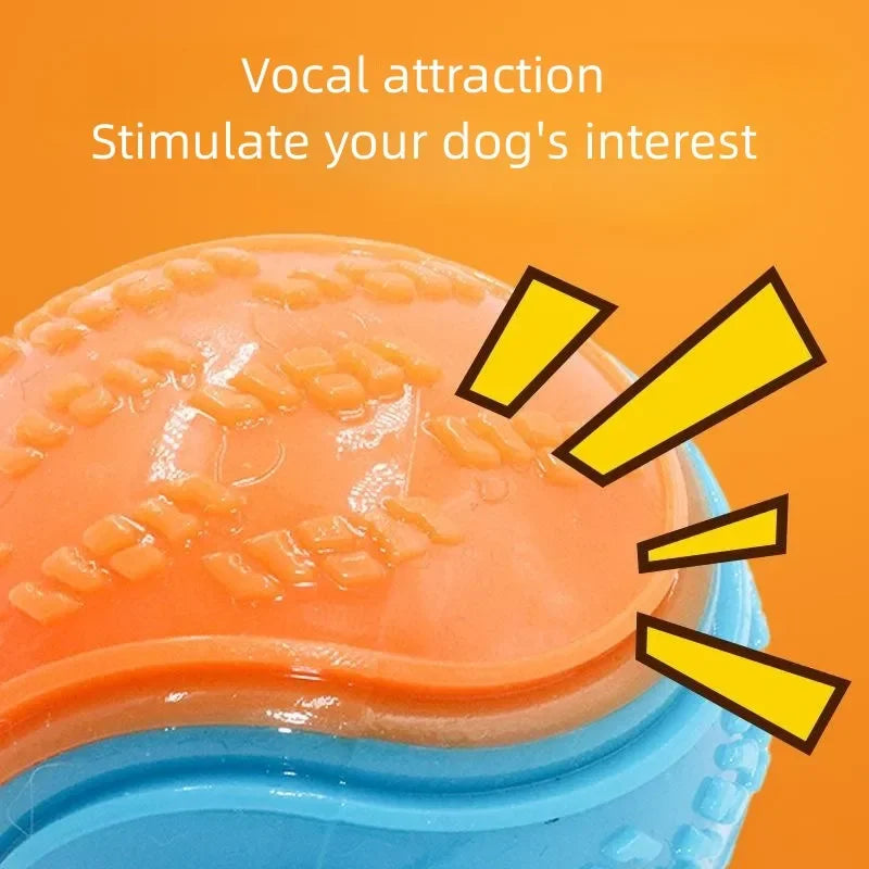 6PCS Set Squeaky Balls Toys Dogs Interactive Toys TPR Dog Chew Toy for Dog Pet Teeth Cleaning Bite Resistance Pet Supplies