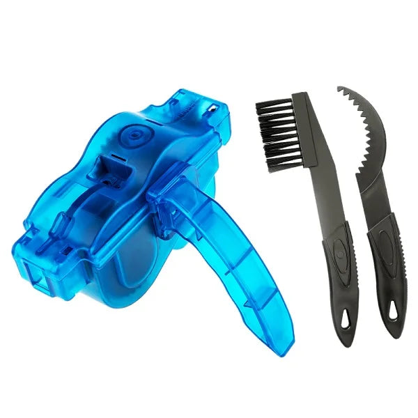 NEW Arrivals 4PCS Set Portable Bicycle Chain Cleaner Bike Brushes Scrubber Wash Tool Mountain Cycling Cleaning Kit Outdoor Accessory