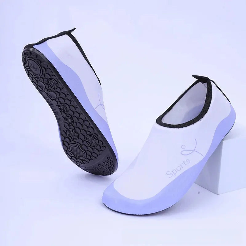 NEW Arrivals 35/41 Size Women Unisex Beach Shoes Anti-Slip Diving Snorkeling Swimming Wading Soft Bottom Children's Beach Sandals Breathable Rubber Outsole