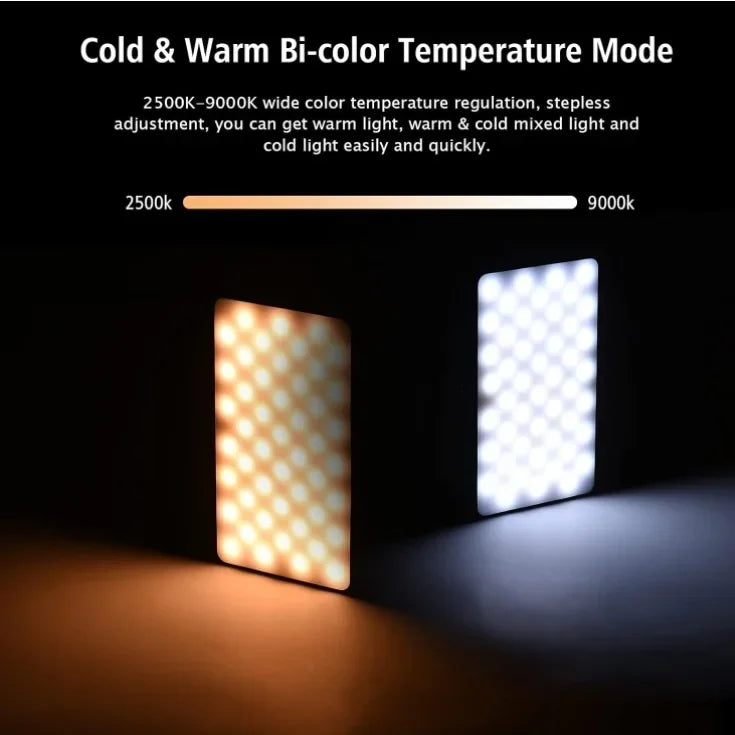 NEW Arrivals Cross-Border Mobile Phone Live Broadcast Video Camera Flashlight LED Flashing Light Bulb VLOG Light For Video Conferences Mobile Phones Accessories