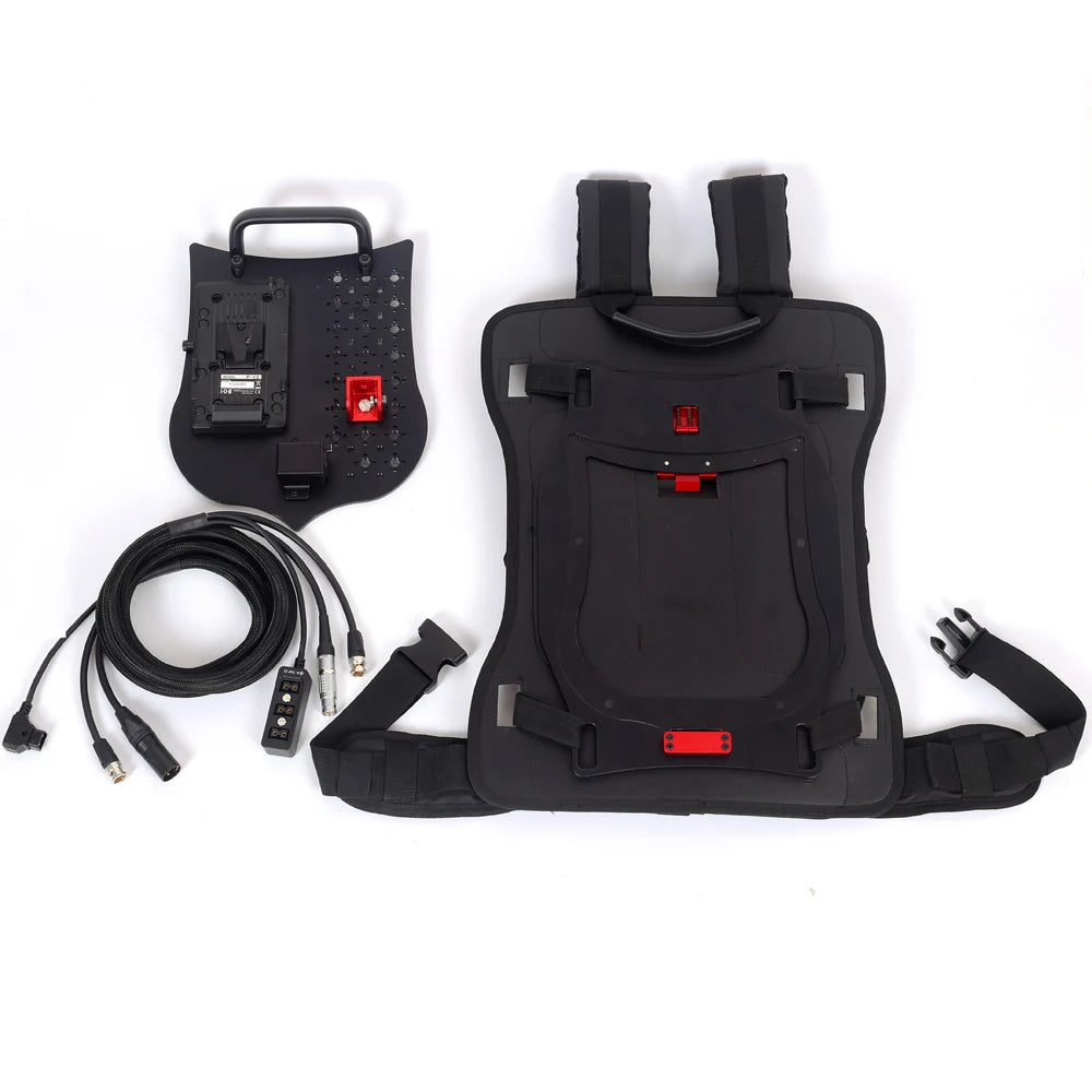 NEW Professional V-Mount B-Mount Battery Power Back XLR 3Pin Power Output Handle Fixing Plate for ARRI S35 Mini LF Camera is Used Separate Outdoor