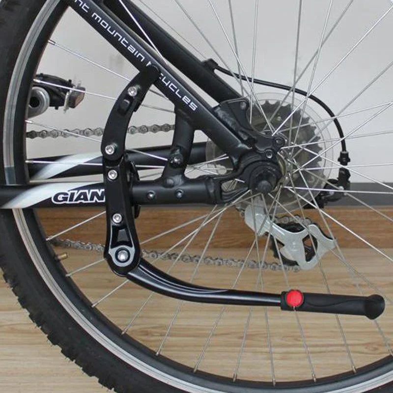 NEW MTB Road Bicycle Kick Stand Aluminum Kickstand 24/26/27.5/29/700C Adjustable Mountain Bike Support Side Rear Parking Rack Bicycle Parts Spares Accessories Sports Supplies