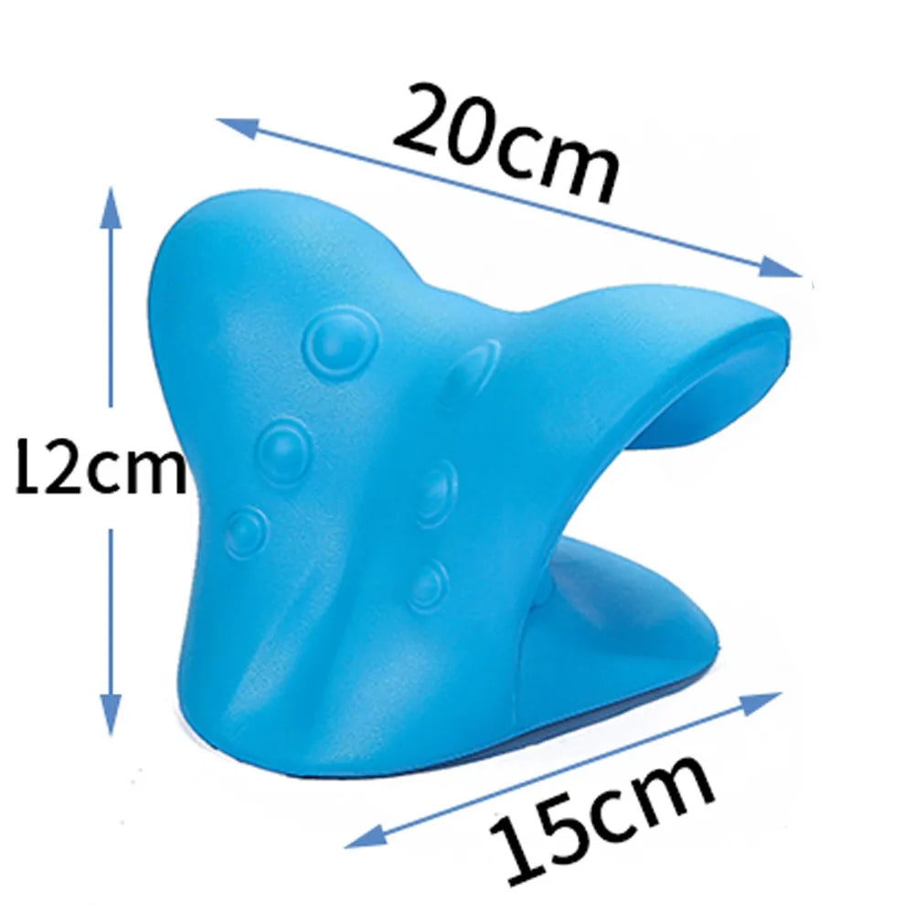Neck Stretcher Shoulder Massage Cervical Spine Stretch Gravity Muscle Relaxation Traction Pillow Relieve Pain Spine Correction