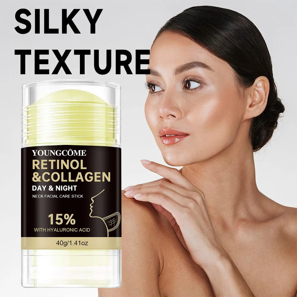 NEW 3PCS Set Retinol Face and Neck Treatment Bar Collagen with Firming Elasticity Improve Loose Skin Lotion Moisturizes and Brightens Ladies Skin Care Korean Products