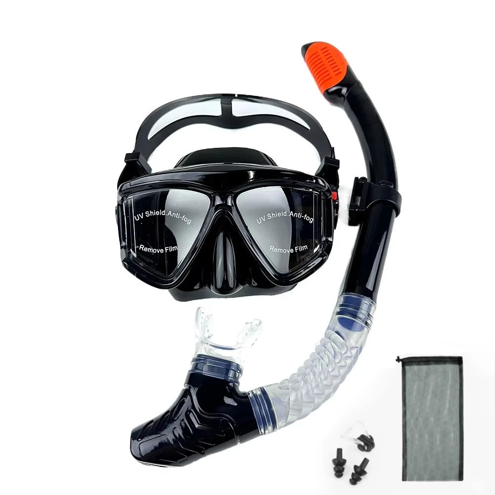 NEW Arrivals 8 Colors Professional Scuba Diving Mask Snorkeling Suit Adult Silicone Skirt Anti-Fog Goggles Swimming Water Pool Beach Diving Accessories Sports Supplies