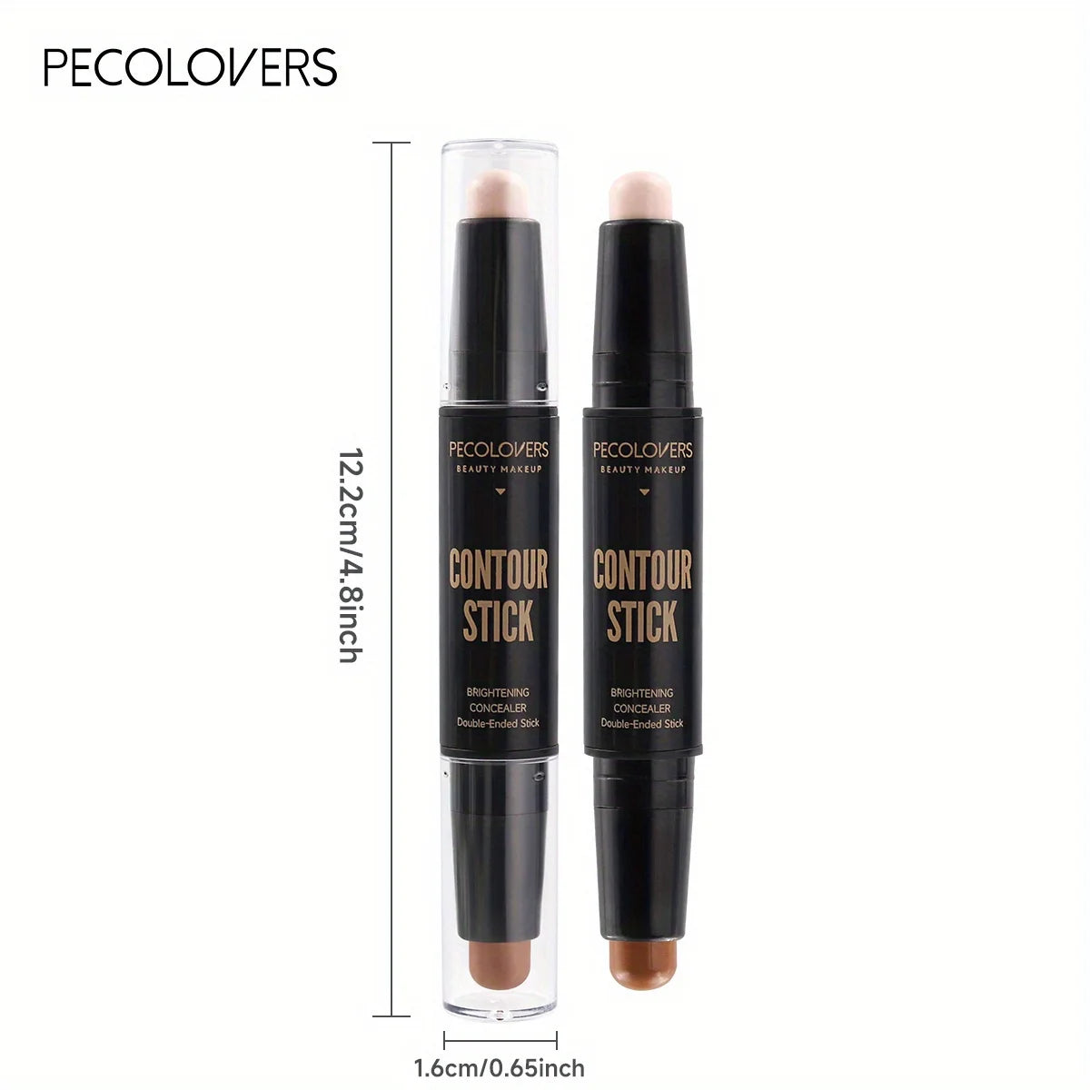 NEW Arrivals Contouring Stick with Double-Headed Concealer Highlighter for Three-Dimensional Nose Bridge Shadow V-Face High Nose Bridge Women Female Cosmetics Supplies