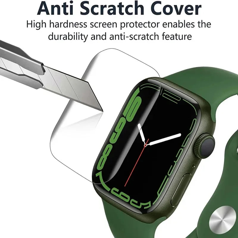 5PCS Set Hydrogel Film for Apple Watch 9 5 6 10 3 2 1 40MM 44MM 42MM 46MM Screen Protector for Apple Watch Ultra 49MM 7 8 41MM 45MM Watches Accessories Electronics Supplies