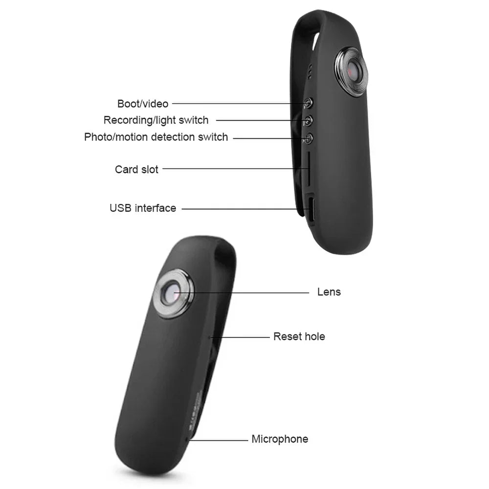 1080P Mini Camera Portable Video Recorder Micro Body Cam Sports DV Motorcycle Bike Motion Detection HD Small Camcorder
