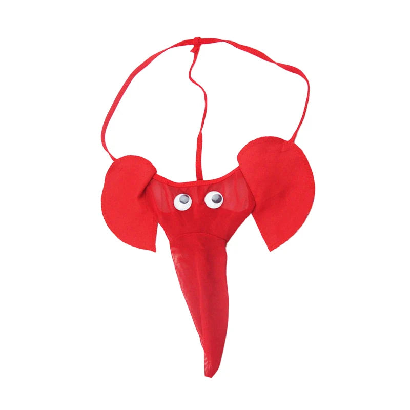 Sexy Men's G String Stylish Elephant Bulge Pouch Men Thong Elastic Erotic Lingerie Tanga Hombre Gay Underwear