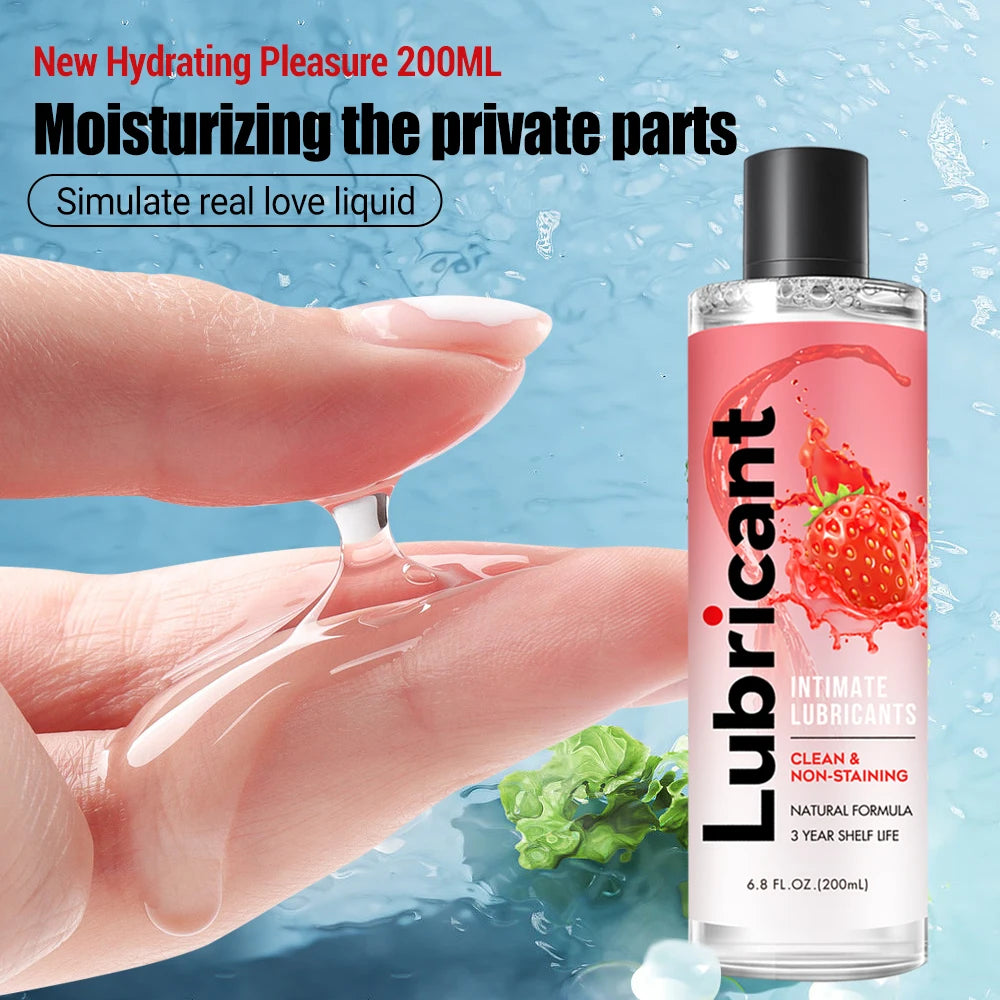 200ml Water Base Lubricant of Sex Anal Oil ,Vagina Gel Intimate Body SPA Massage Oil Japan AV Lube Cream for Adults Masturbation