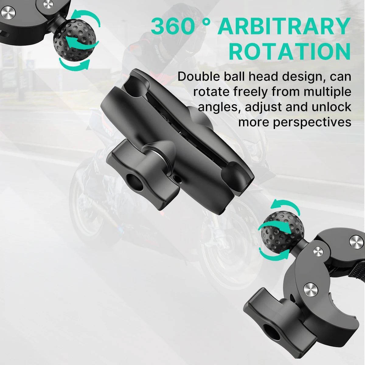 NEW Arrivals Bicycle Motorcycle Panoramic Selfie Stick For Insta360 Reels Video One X2 X3 X4 GoPro 12 11 10 DJI Monopod Mount Handlebar Bracket Accessory