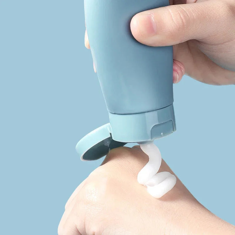 NEW Arrivals 3PCS Set Nordic Style PE Hose Dispensing Bottle, Portable Hotel Shampoo, Shower Gel, Travel Squeeze Lotion Dispensing Kit