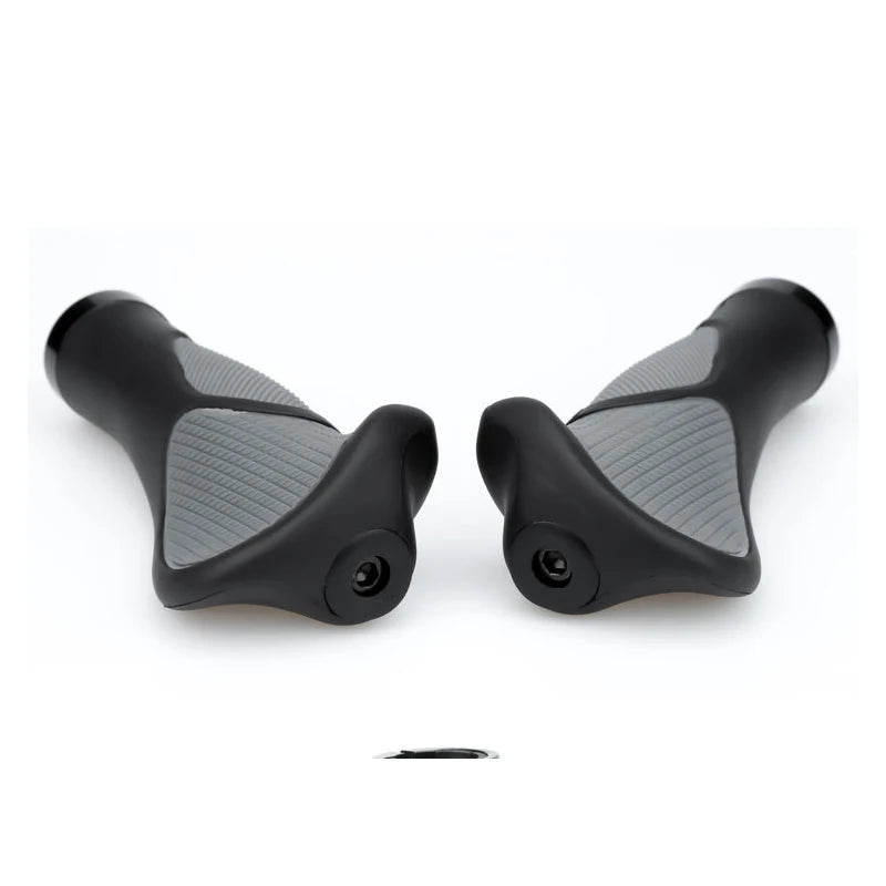 NEW Bicycle 14FB Grip Handlebar End Cap Aluminum Alloy Lock Mountain Handle Bar Grip Bike Anti-Skid Rubber Bicycle Skid-Proof Grips