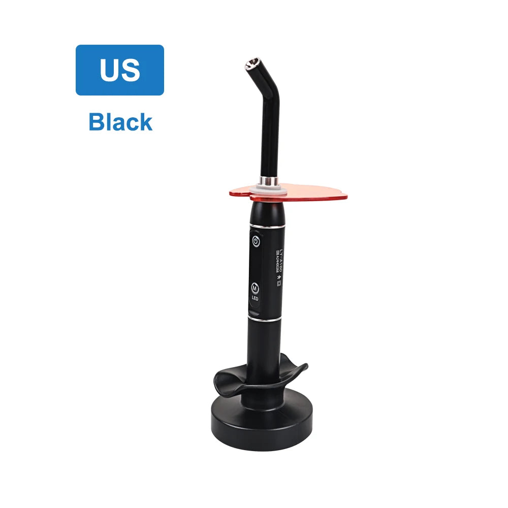 NEW Arrivals LED Light Curing Light Lamp (US Plug) Machine 2000MW Resin Cure Dental Equipment 5S/3mm Curing 2200mAh Battery 10W Wireless Cordless Instrument Teeth Pain Relief Treatment Health Care Supplies