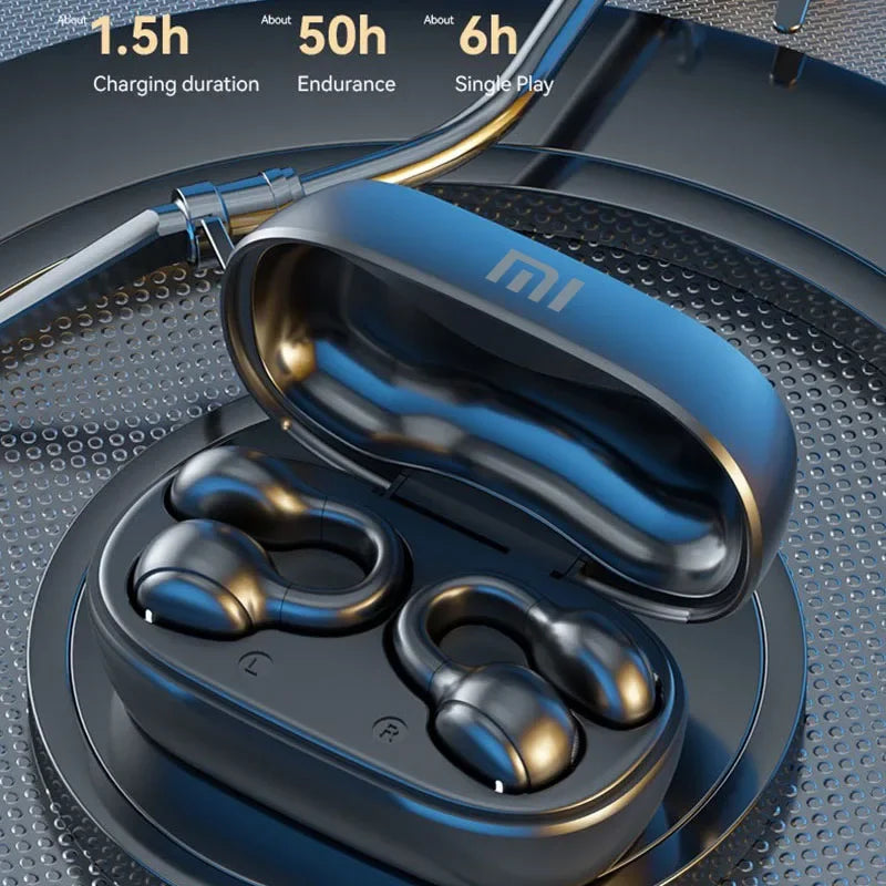 XIAOMI M47 Wireless Earbuds Bluetooth with Microphone Headset Charging Noise Reduction Earphones Bone Conduction Headphones Sports Supplies