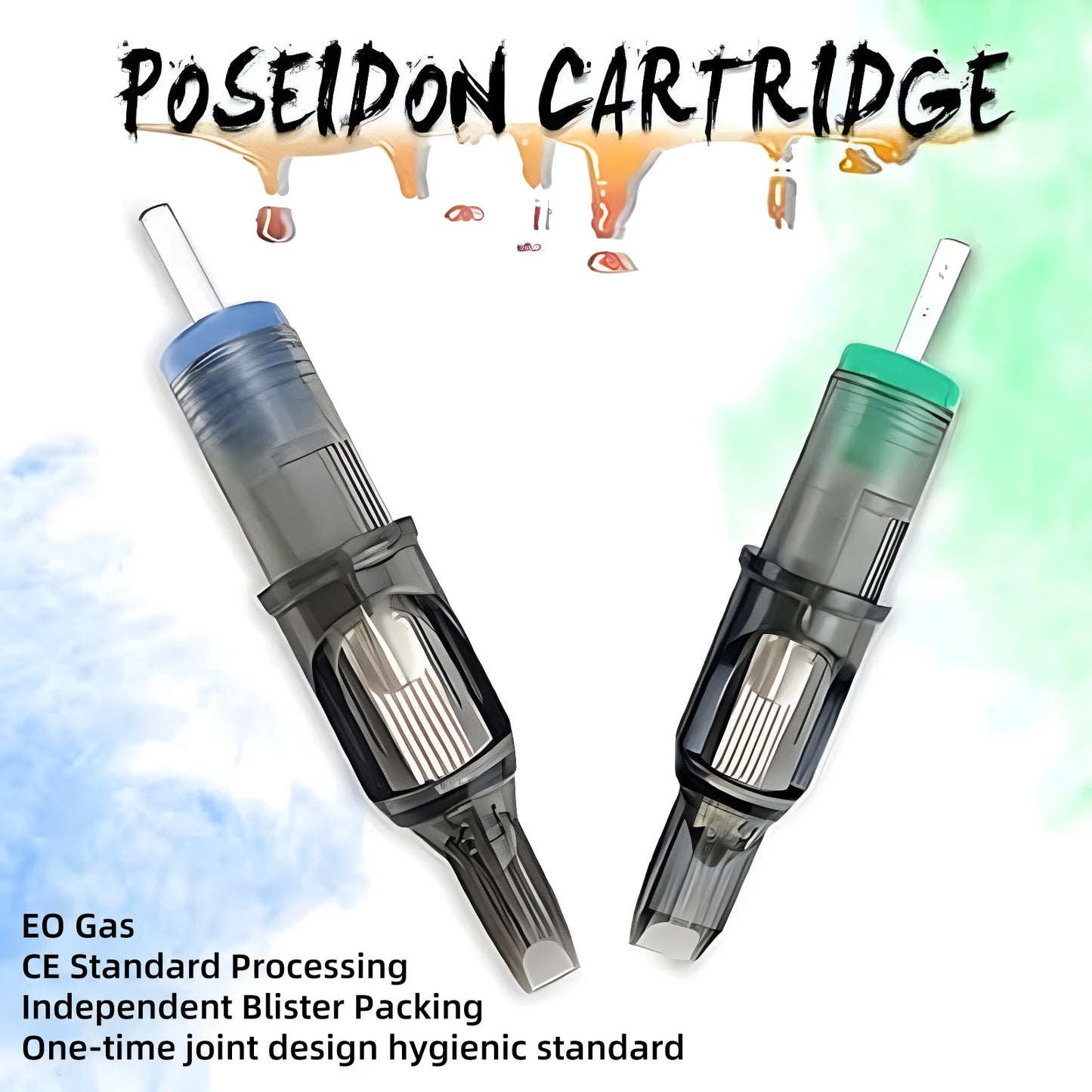 50PCS Mixed Professional RL RS RM M1 Tattoo Cartridge Needles with Membrane Safety Cartridges Disposable Tattoo Needle