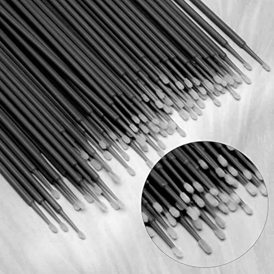 500pcs Disposable Micro Eyelash Brush Heads, Expanded Personal Eyelash Brush Heads, Multi-purpose Micro Brush Heads
