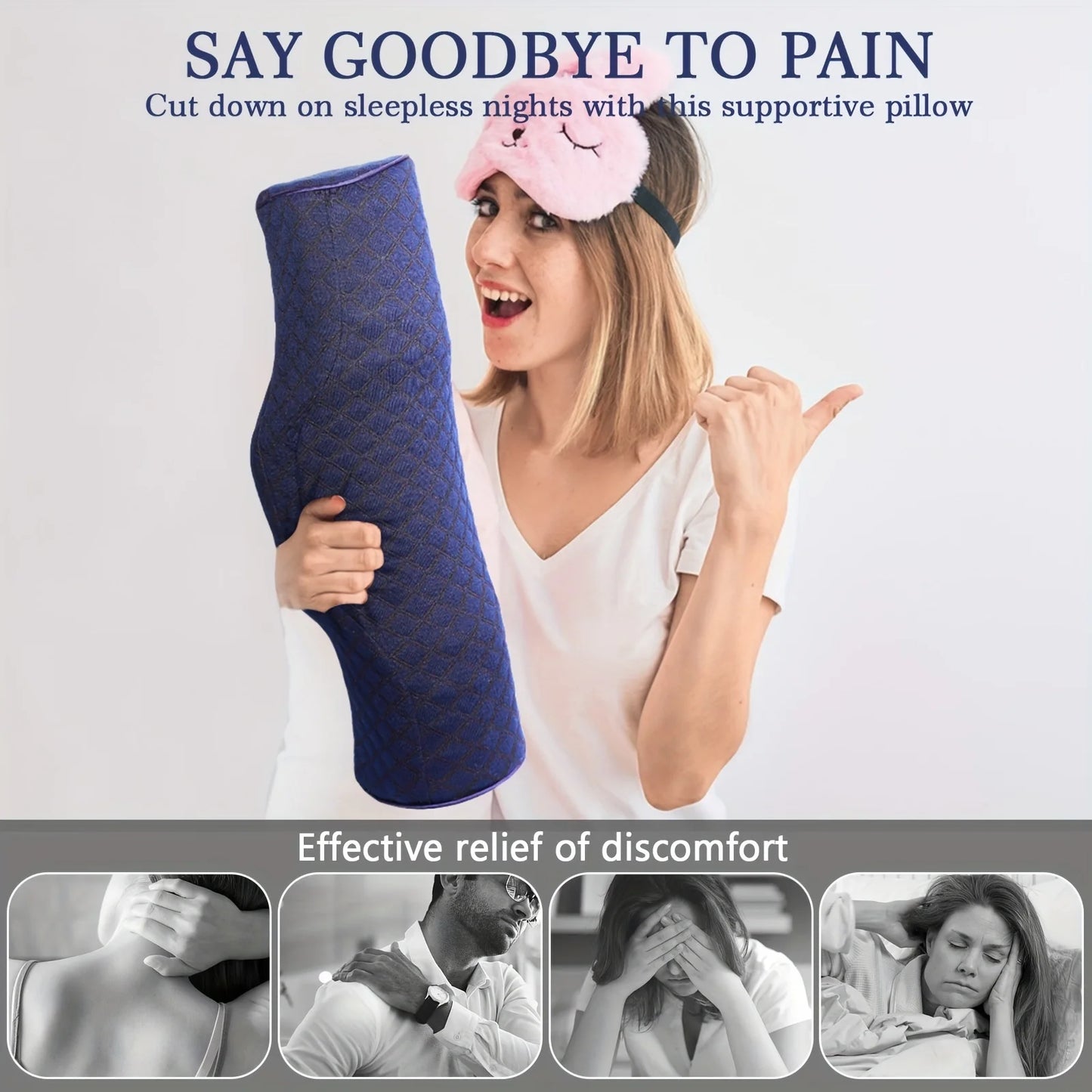 NEW Arrivals Orthopedic Neck Pillow: Superior Cervical Support Soft Memory Foam, Breathable Washable, Ideal for Every Sleeper Pain Relief Relaxation Accessories Health Care Supplies