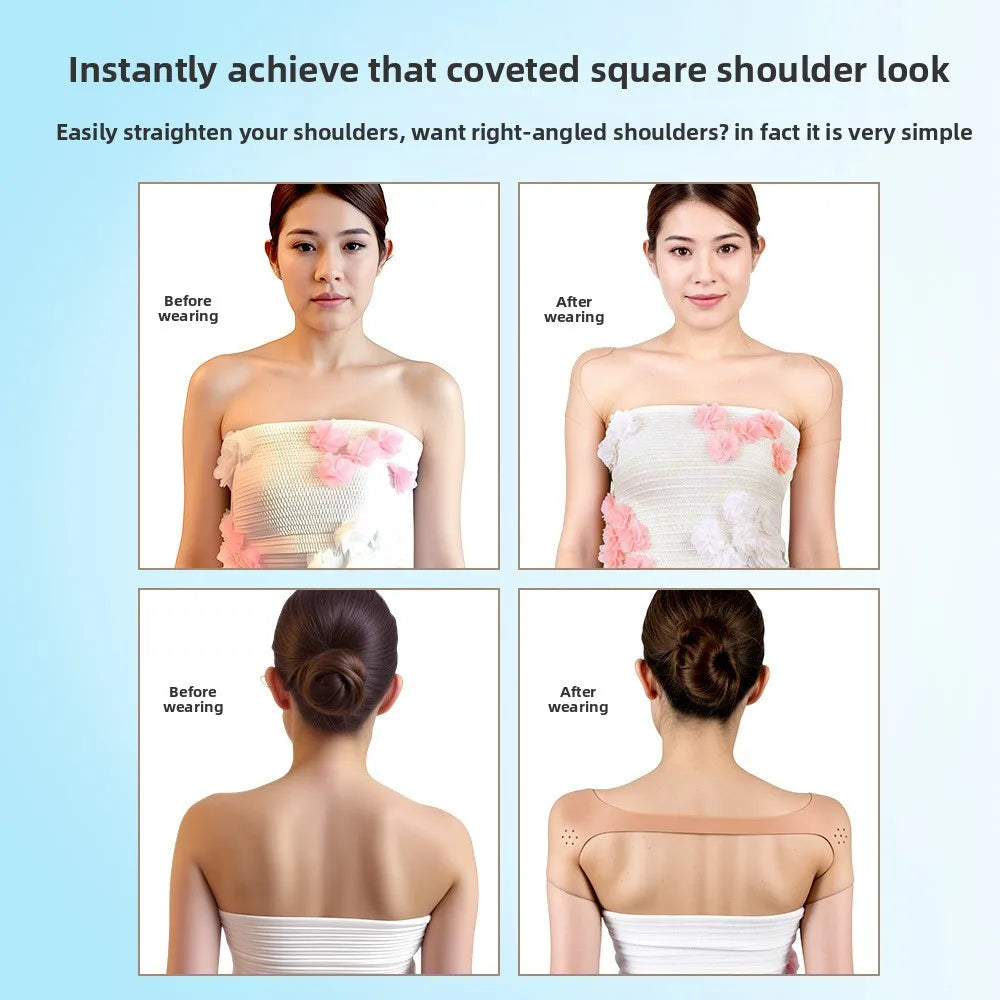 NEW Innovative Silicone Invisible Shoulder Pads for Women & Men, Reusable and Anti Slip, Perfect for Your Shirt Suit Fake Shoulders for Women Men Underwear Accessories