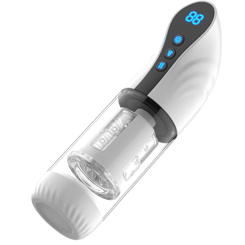 Telescopic Rotary Sucking Automatic Multinational Pronunciation Male Exercise Masturbator Adult High Stimulate Sex Toys for Men