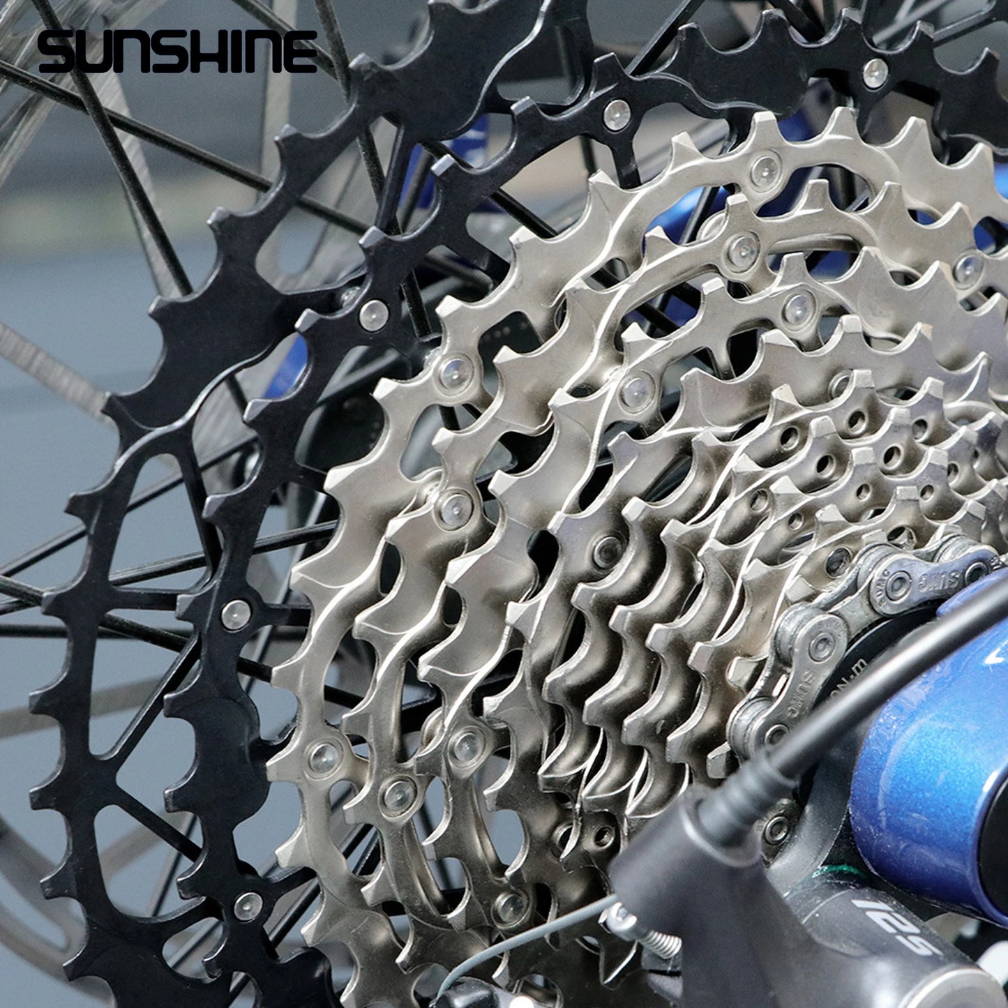 Ultralight Bicycle Cassette Freewheel Carbon Steel Material 9/10/11/12/13 Speed HG Structure Sprocket for Mountain Bike Bicycle Accessories Sports Supplies