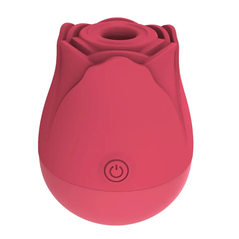 10 Frequency Rose Shape Sucking Massager Nipple Stimulator Adult Sex Toy for Wom Drop Shipping