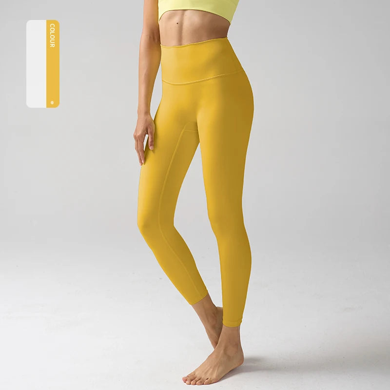 NEW Arrivals S-XL 20 Colors High Waist Naked Feeling Leggings Women Fitness Running Yoga Leggings Pants Energy Gym Tight Leggings Casual Workout Leggings