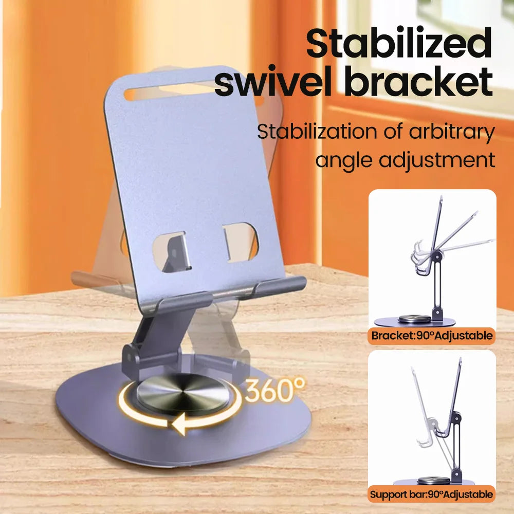 NEW Arrivals Olaf Rotating Table Cell Phone Holder Support Desktop Stand For iPad Samsung iPhone 15 14 13 Mobile Mount
