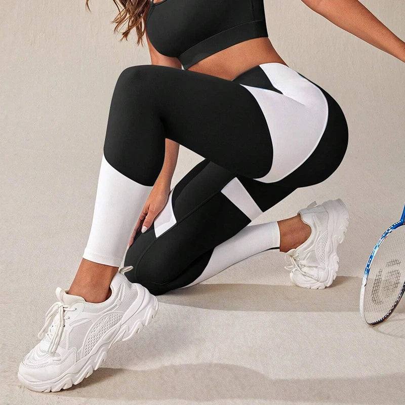 NEW S-2XL Plus Size High Waist Yoga Pants Leggings for Women Tummy Control Workout Leggings Outdoor Running Cycling Fitness Gym Female Sports Fashion Clothing Supplies