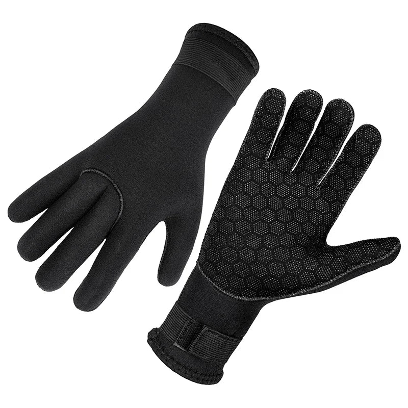 NEW S-2XL Neoprene Diving Gloves 3mm Women Men Wetsuit Gloves Anti Slip Surfing Glove with Adjustable Wrist Strap for Scuba Diving Snorkeling Swimming Water Gloves