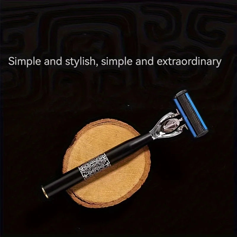 NEW Arrivals 7-Layers 18 Blades Set Manual Men's Razor, Stainless Steel Blades Razor For Men With Precision Trimmer, Metal Razor Holder