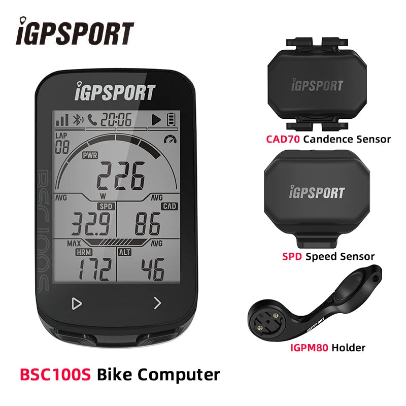 NEW Bicycle Computer Set BSC100S Computer BLE Bluetooth ANT Waterproof Wireless Bike Stopwatch MTB Road Cycling Bike Computer Cycling Accessories Sports Supplies