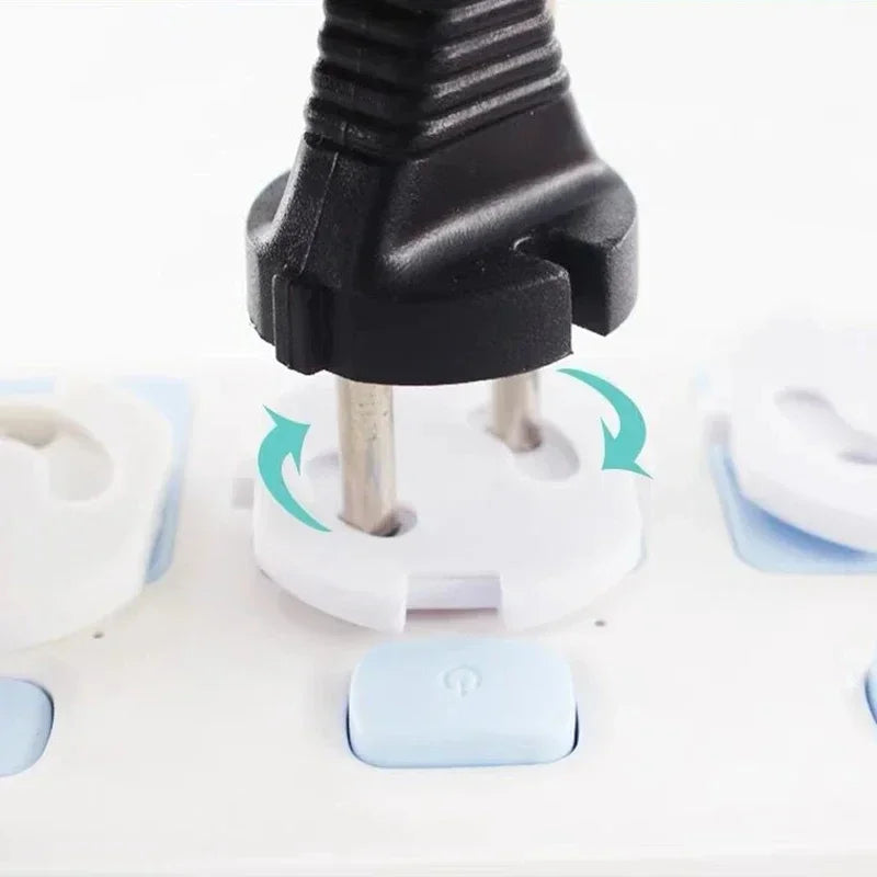 NEW Arrivals 5PCS 2-3 Holes Cover Kids Sockets Cover Plugs Baby Safety Electric Socket Outlet Plug Protection Children Security Safe Lock Babies Safety Home Electrical Security Supplies