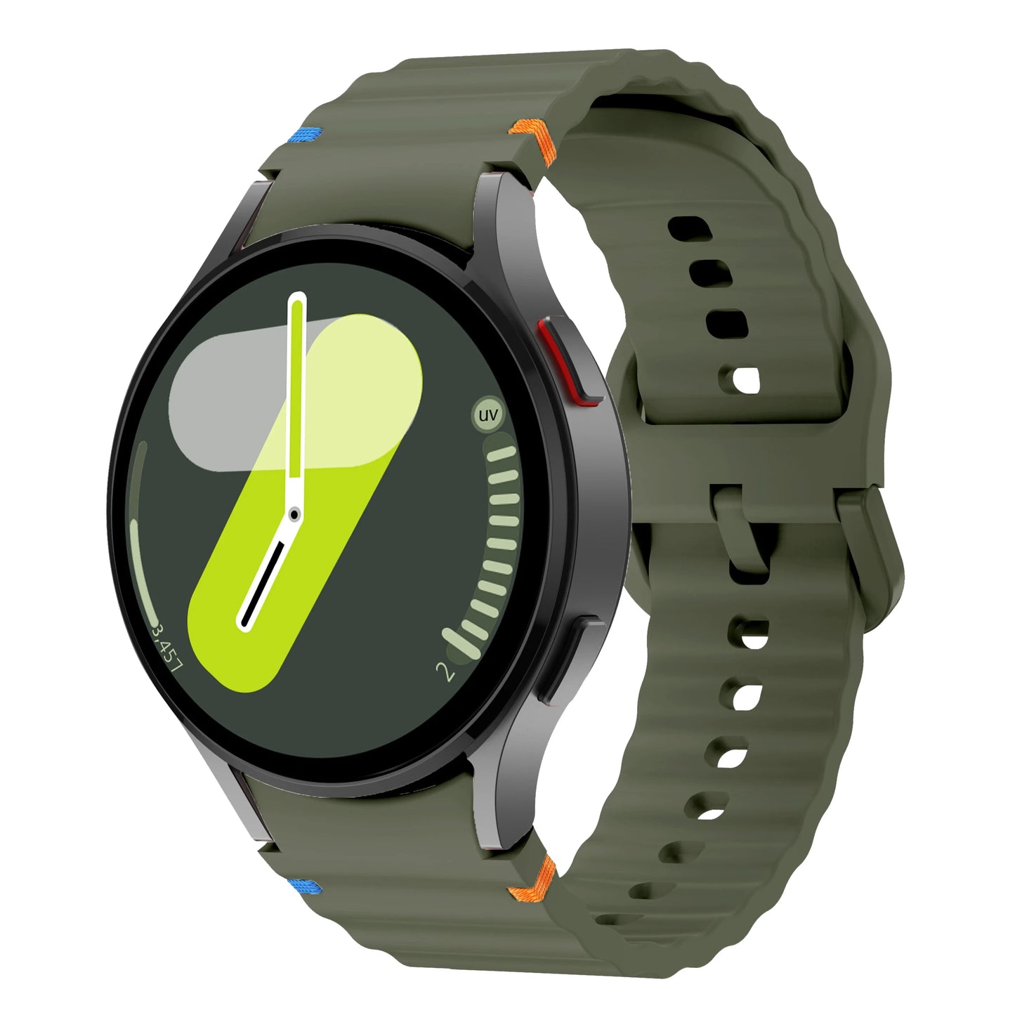 NEW for Samsung Galaxy Watch 7 Band FE/5 Pro/6/4 Classic 44mm 40mm Original Silicone Sport Belt Bracelet Galaxy Watch 7 Strap
