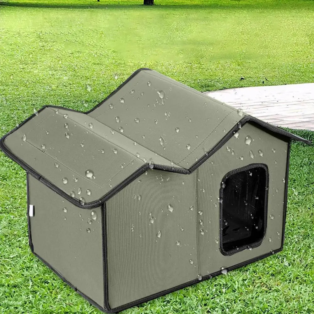 NEW Arrivals Outdoor Indoor Cat House Waterproof Winter Warm Pet Cat Cave Sleeping Beds Tent Home Foldable and Washable for Small Dog Puppy Supplies