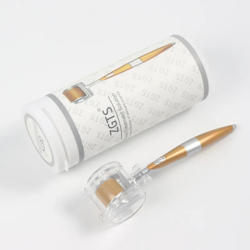 ZGTS 192 Derma Roller Micro Needles Titanium Mezoroller Microneedle Roller For Face Skin Care Hair Loss Treatment