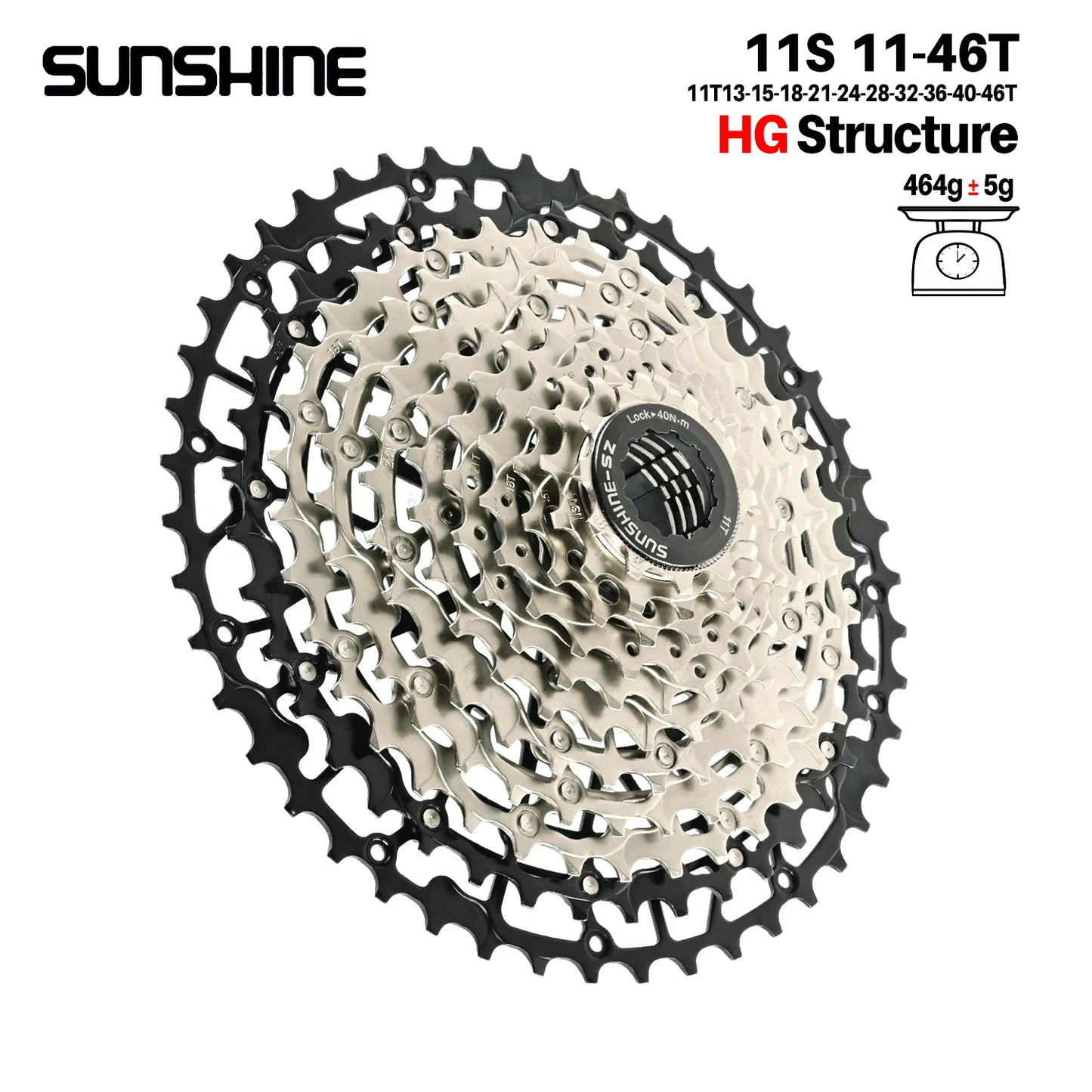 Ultralight Bicycle Cassette Freewheel Carbon Steel Material 9/10/11/12/13 Speed HG Structure Sprocket for Mountain Bike Bicycle Accessories Sports Supplies
