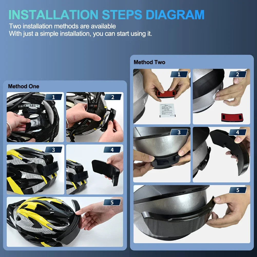 NEW USB 5V/2A Night Cycling Bike Helmet Tail Light LED Helmet Screen with Turn Signals Speedometer Programmable APP Patterns Display Bicycle Safety Accessories Sports Supplies