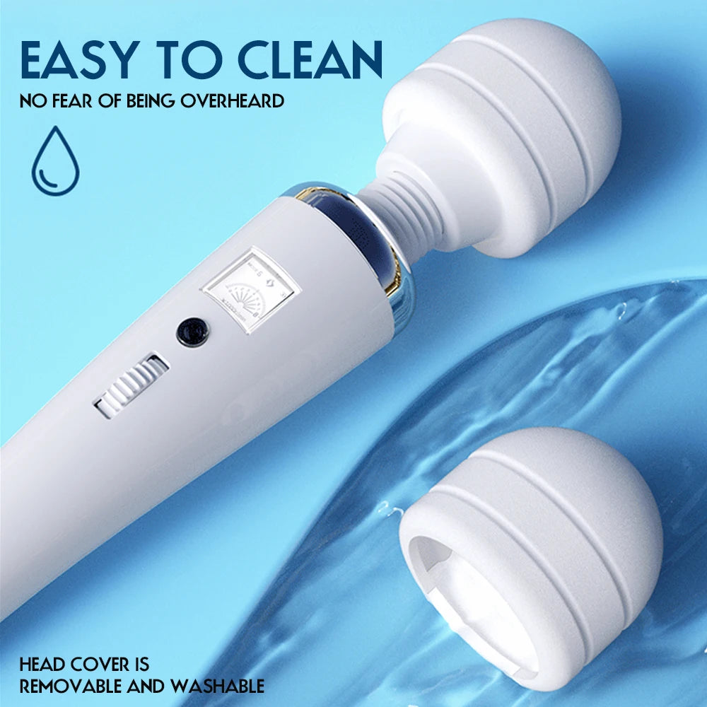20 Modes AV Vibrator Wand Sex Toys for Women 20 Powerful Patterns G Spot Clitoris Stimulation Massager Personal Masturbator Products Erotic Goods Sex Toys Supplies