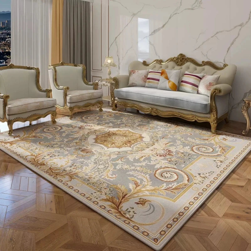 NEW Arrivals Turkey Persian Bohemian Crystal Velvet Large Carpet Living Room Bedroom Sofa Door Mat Decorated Non-Slip Floor Carpet