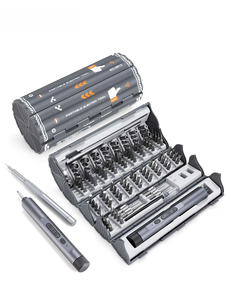 NEW Arrivals 138 in 1 Set Precision Electric Screwdriver Set Magnetic Bits Cordless House Power Tool Kit iPhone PC Laptop Tablets Drone Watch Professional Repair Tool Electronic Supplies
