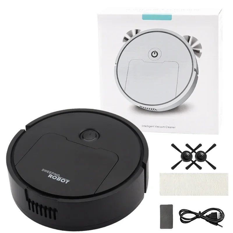 NEW Arrivals 3 in 1 Set Fully Automatic Sweeping Robot Suction And Sweeping Mop Household Lazy Person Intelligent Three In One Sweeping Machine Home Office Cleaning Supplies