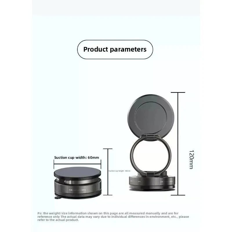 NEW Arrivals T30 Vacuum Magnetic Phone Holder Stand, for Mag Safe Suction Cup Phone Mount Adjustable Swivel Lock, for Your Car/Gym/Mirror