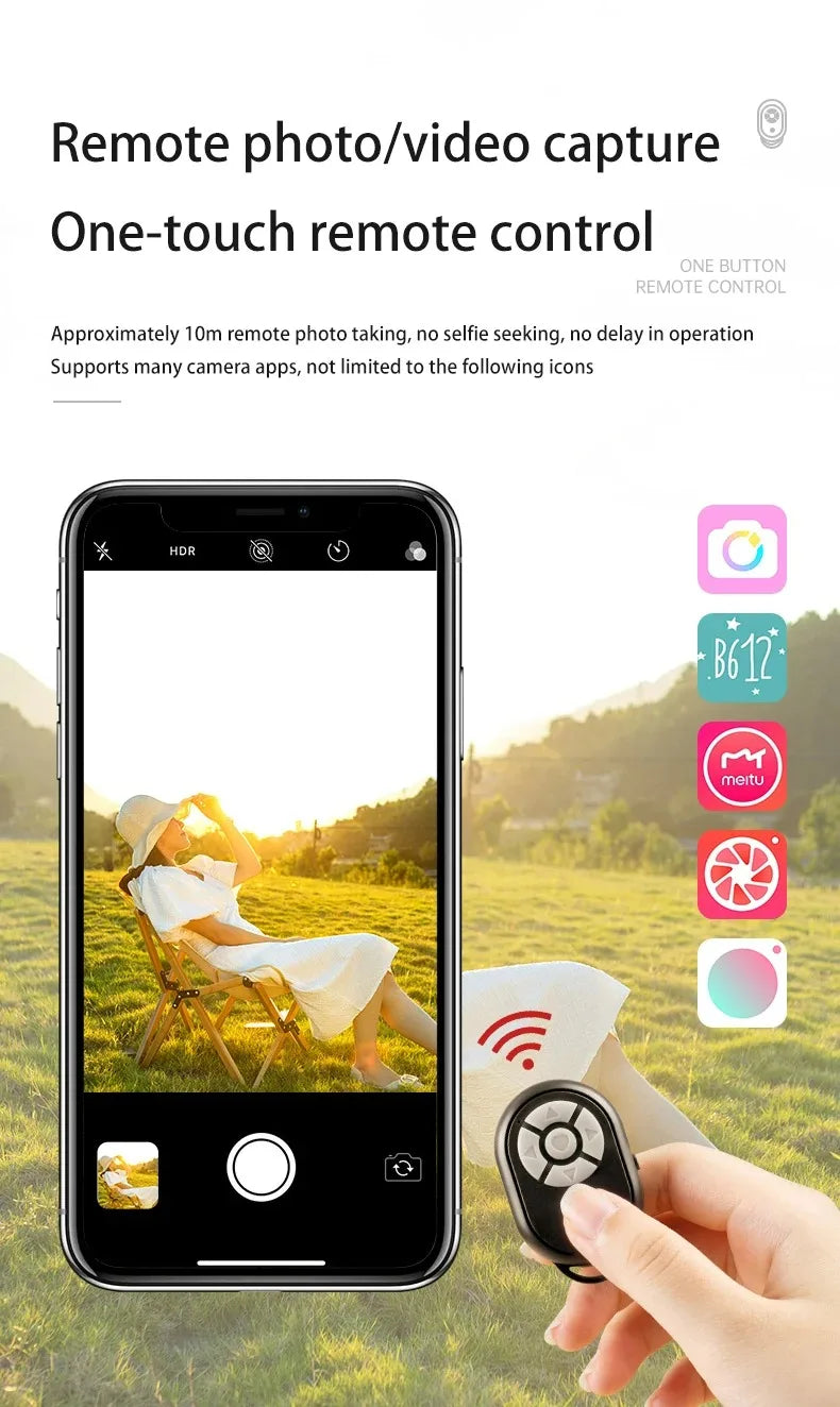 Soft key Bluetooth Multifunctional Button For iPhone Xiaomi IOS Android Phone Remote Control Selfie Stick Bluetooth Controller