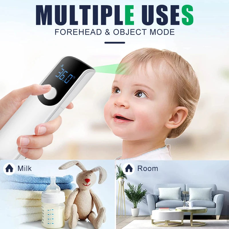 Forehead Digital Thermometer Non Contact Infrared Medical Thermometer Body Temperature Fever Measure Tool for Baby Adults