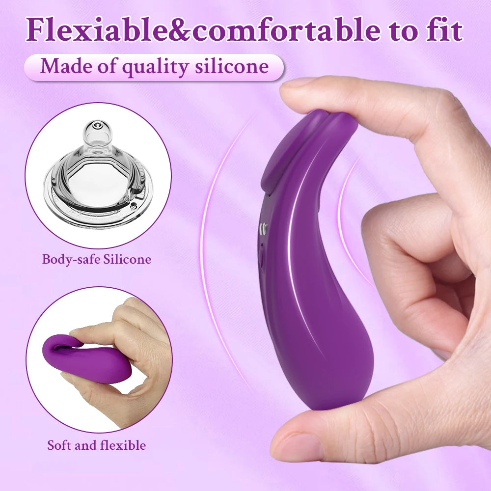 Sexy Panties Vibrator Female Clitoris Stimulator Mini Wearable Panty Wireless Remote Control Vibrating Massager Adult Sex Toy